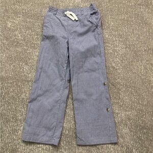 Janie and Jack Seersucker Convertible Pants Shorts Capris Size 6 Easter Spring